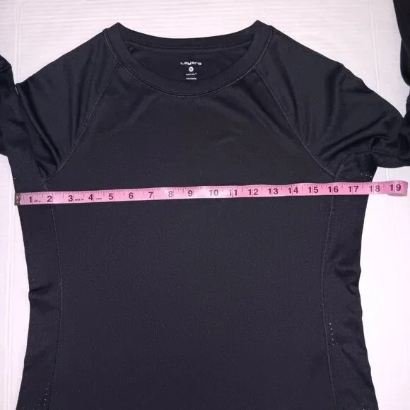 LAYER 8 MESH SIDES THUMB HOLES ACTIVE TOP - Picture 6 of 12